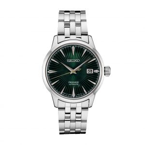 Seiko Presage 40.5mm Cocktail Time Collection with Green Dial Watch
