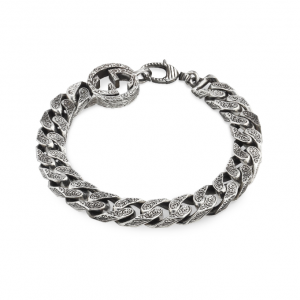 Gucci Interlocking G Paisley Silver Bracelet Bracelets Bailey's Fine Jewelry