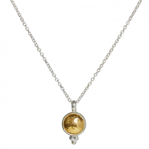Gurhan 10mm Triple Granulated Amulet Necklace Necklaces & Pendants Bailey's Fine Jewelry