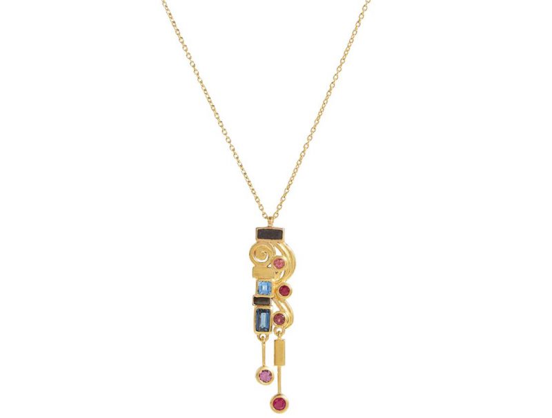 Gurhan Embrace Mixed Stone Necklace