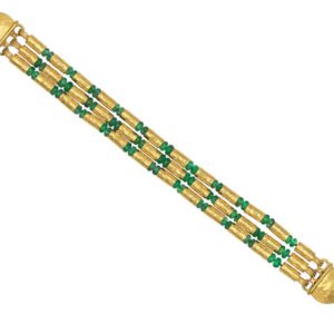 Gurhan Vertigo Emerald Gold Beaded Multi Bracelets Bailey's Fine Jewelry