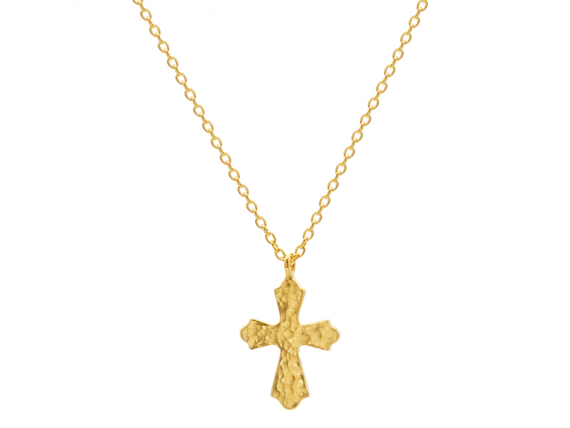 Gurhan Cross Gold Pendant Necklace