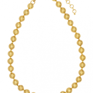 Gurhan Necklace Single Strand 10mm Gold Balls