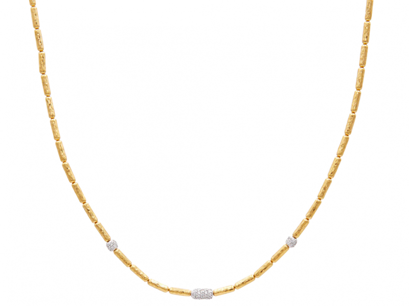 Gurhan Vertigo Gold Single Strand Short Necklace