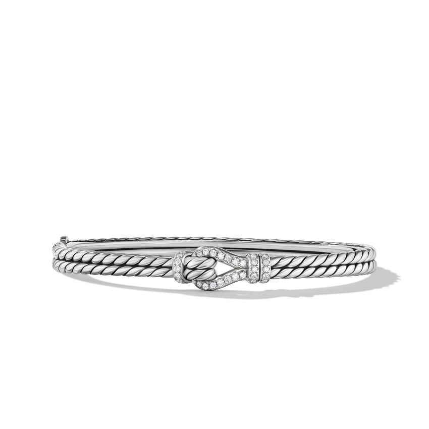 Sterling Silver Loop Clasp Bangle