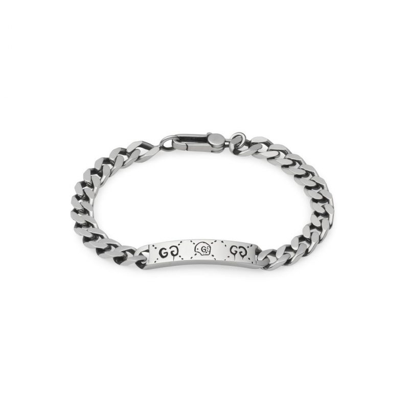 Gucci Ghost Silver Bracelet- Size 19