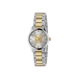Gucci G-Timeless Iconic 27mm Silver Feline Steel Watch Watch Bailey's Fine Jewelry