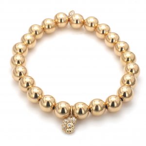 Sydney Evan Nautilus Shell Gold Stretch Bracelet Bracelets Bailey's Fine Jewelry