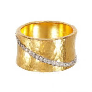 Gurhan Hoopla Gold Band Ring