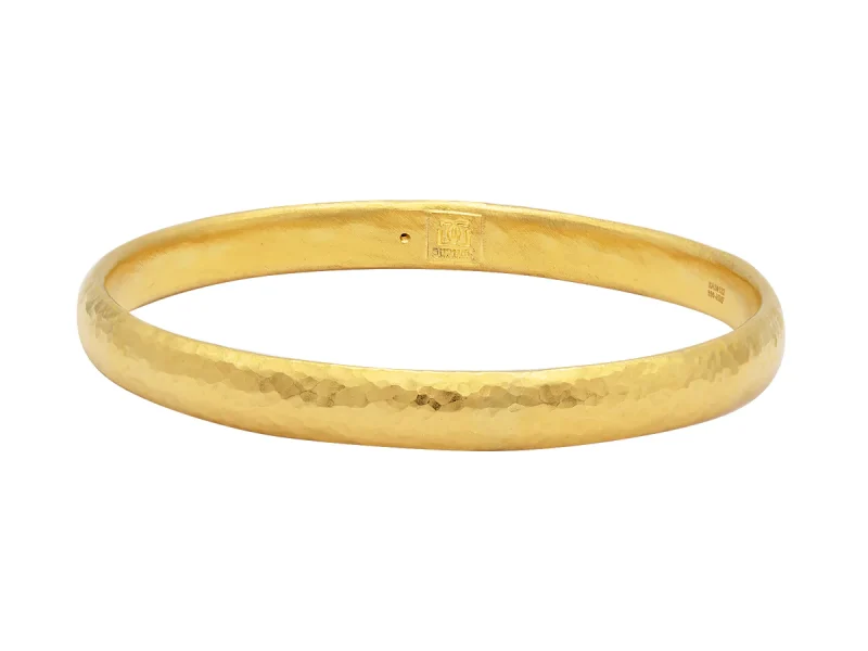 Gurhan Hoopla Gold Plain Bangle Bracelet