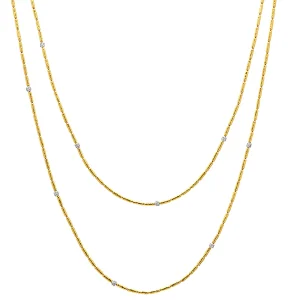 Gurhan Vertigo Gold Single Strand Long Necklace Necklaces & Pendants Bailey's Fine Jewelry