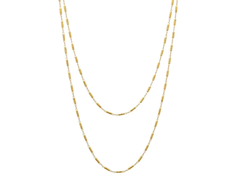 Gurhan Vertigo Gold Station Long Necklace