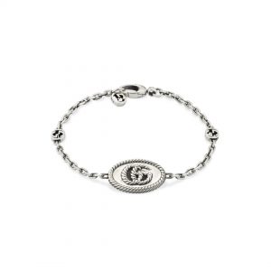 Gucci GG Marmont Aged Silver Bracelet Bracelets Bailey's Fine Jewelry