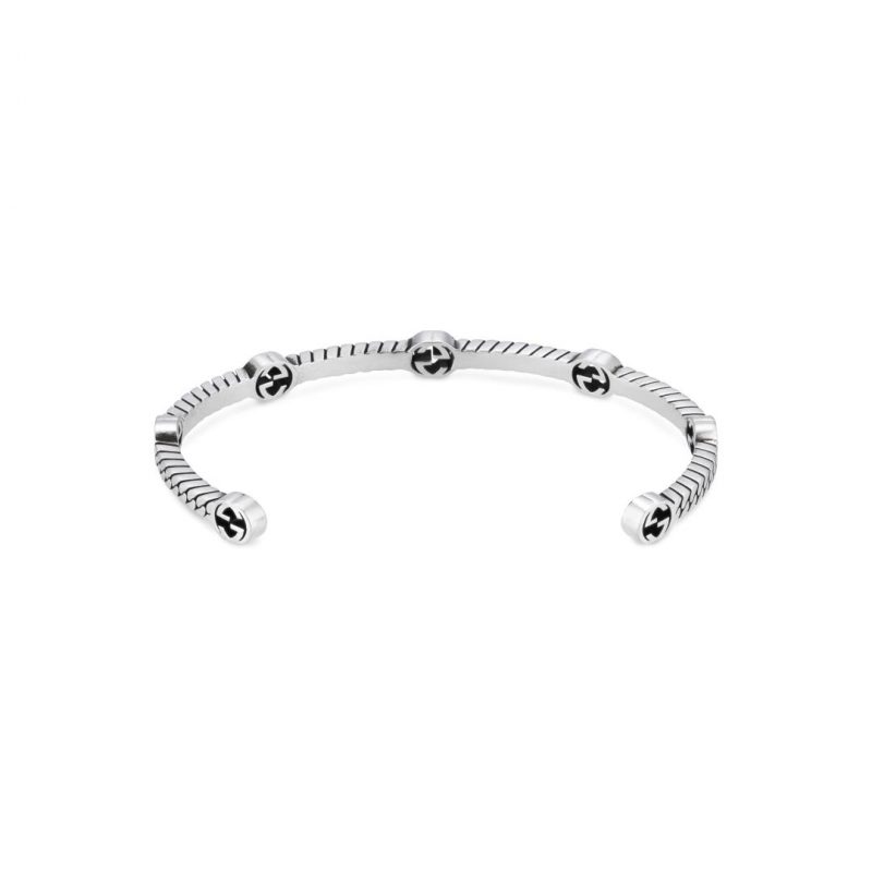 Gucci Interlocking G Rigid Silver Bracelet – Bailey\'s Fine Jewelry
