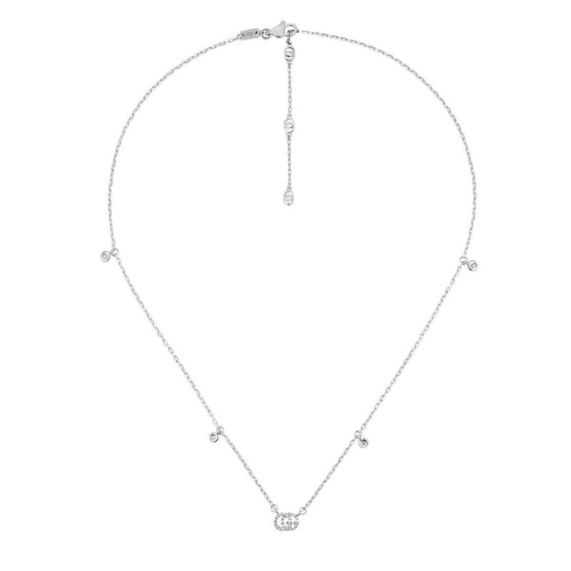 Gucci GG Running 18kt Gold Diamond Necklace – Fine Jewelry