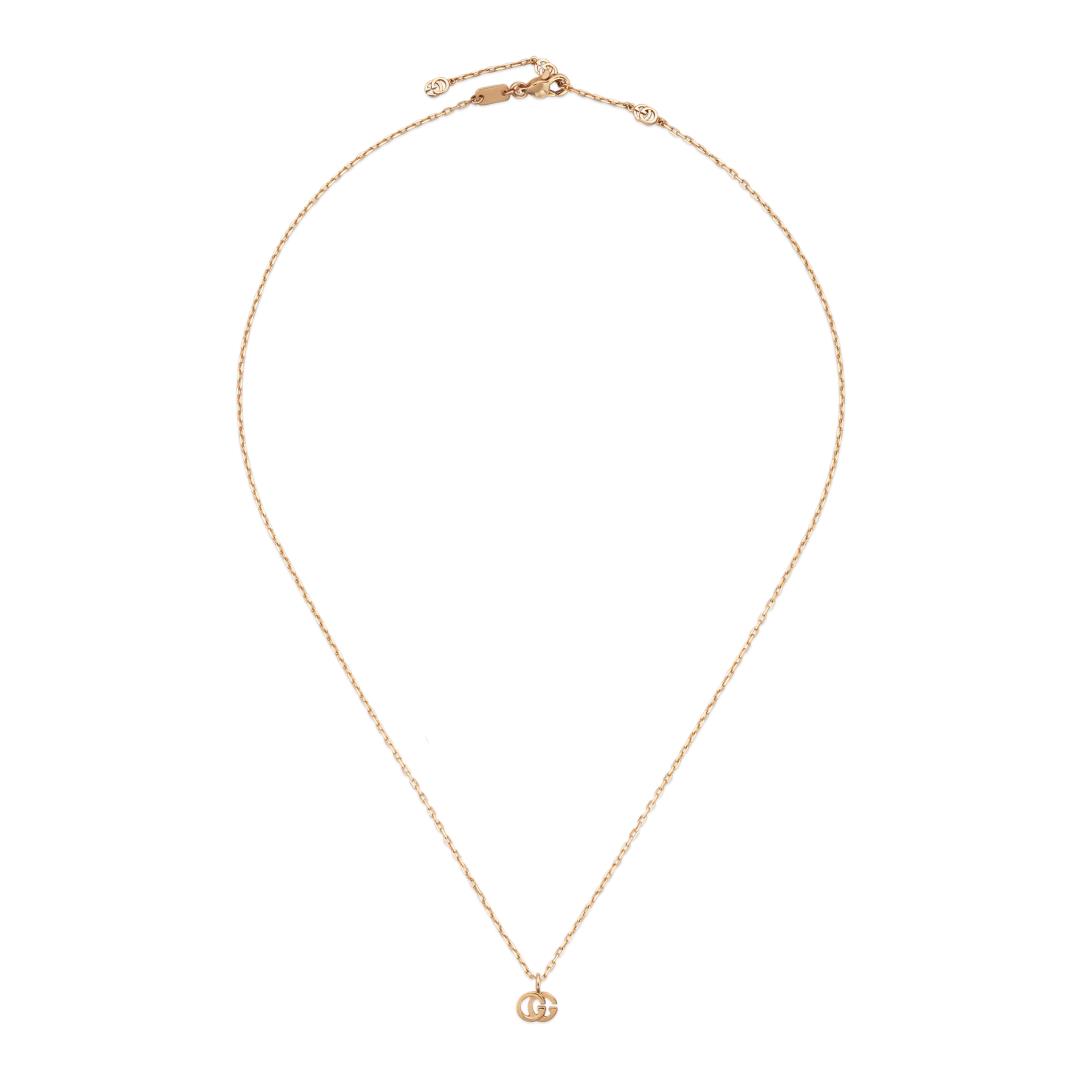 Gucci GG Running 18kt Rose Gold Necklace – Bailey's Fine Jewelry