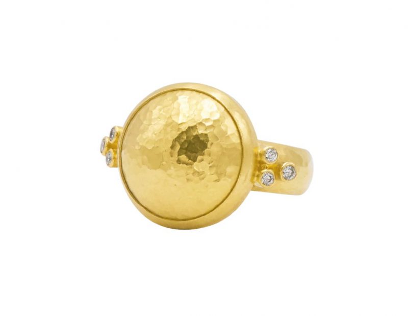 Gurhan Amulet Ring With Diamonds
