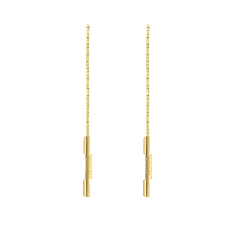Gucci Link to Love 18kt Yellow Gold Dangle Earrings