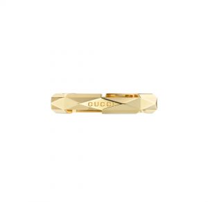 Gucci Link to Love 18K Gold Studded Ring Fashion Rings Bailey's Fine Jewelry