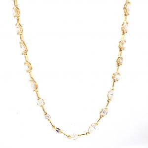 Mixed Fancy Shape Diamond Station Necklace Necklaces & Pendants Bailey's Fine Jewelry