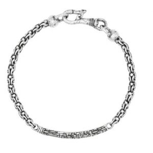 John Varvatos Artisan Silver ID Bracelet Bracelets Bailey's Fine Jewelry