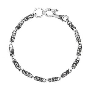 John Varvatos Artisan All Around Silver Bracelet Bracelets Bailey's Fine Jewelry