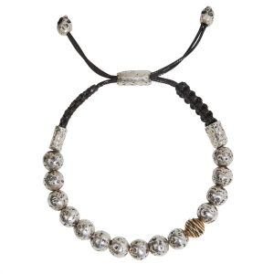 John Varvatos Wrap Mixed Metal Slider Bracelet Bead Bailey's Fine Jewelry