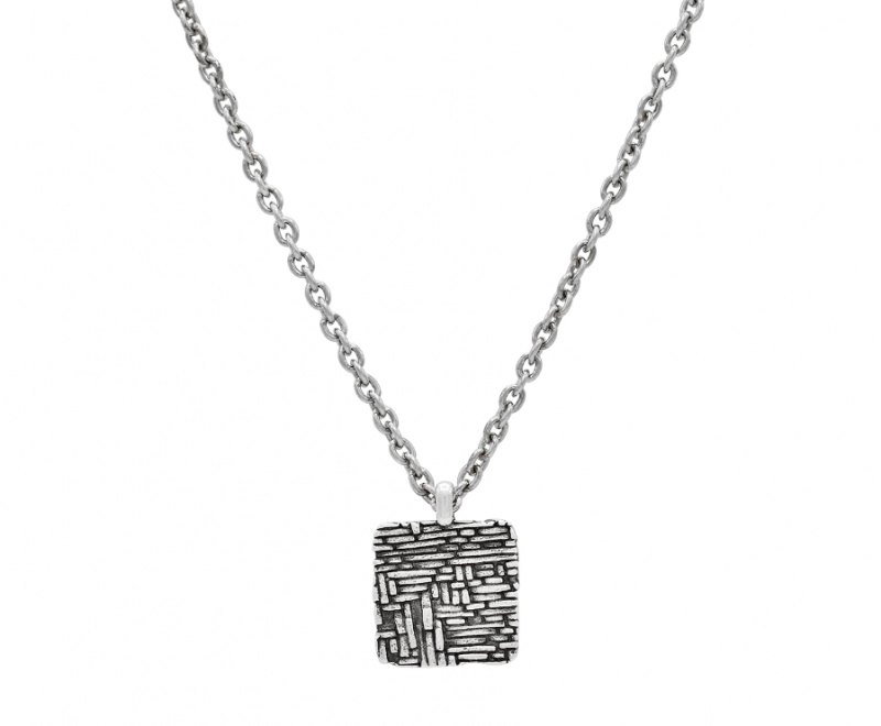 John Varvatos Artisan Silver Pendant Necklace