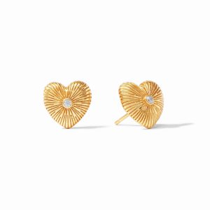 Julie Vos Esme Heart Stud Earring Earrings Bailey's Fine Jewelry