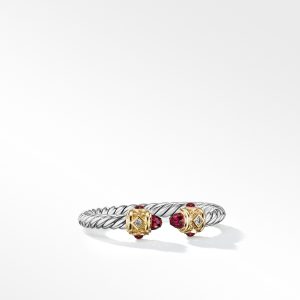 David Yurman Renaissance Ring in Rhodolite Garnet Band Bailey's Fine Jewelry