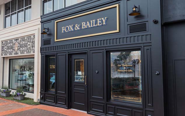 Fox and Bailey Store front