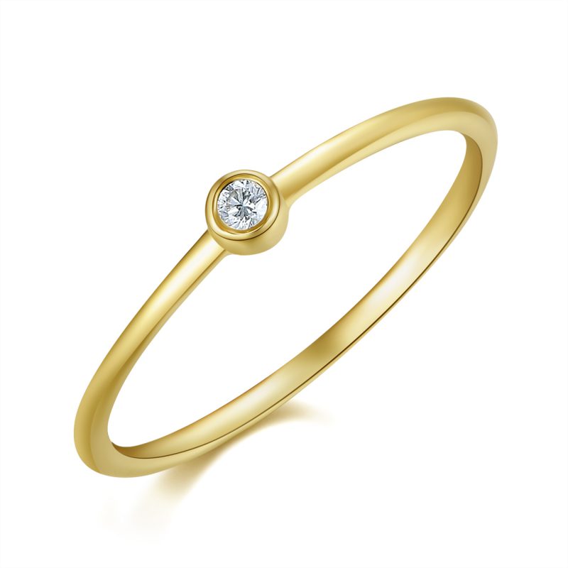 Stunning 22KT Yellow Gold Ring Design for Women | PC Chandra Gold