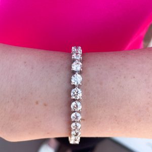 14.60CT Round Brilliant Diamond Bracelet Tennis Bracelet Bailey's Fine Jewelry