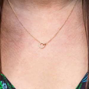 Bailey's Goldmark Collection Diamond Interlocking Circle Necklace