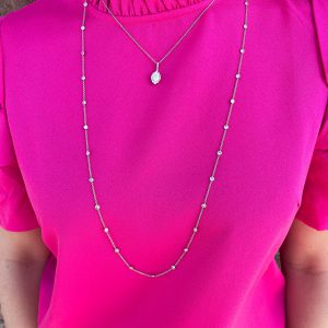 diamond by the yard necklace with pendant