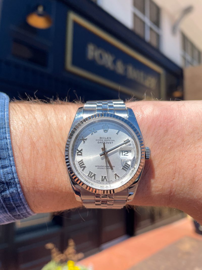 smidig længde Begrænsninger Bailey's Certified Pre-Owned Rolex Datejust 36MM Watch – Bailey's Fine  Jewelry