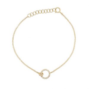 Bailey’s Goldmark Collection Interlocking Circle Diamond Bracelet Bracelets Bailey's Fine Jewelry