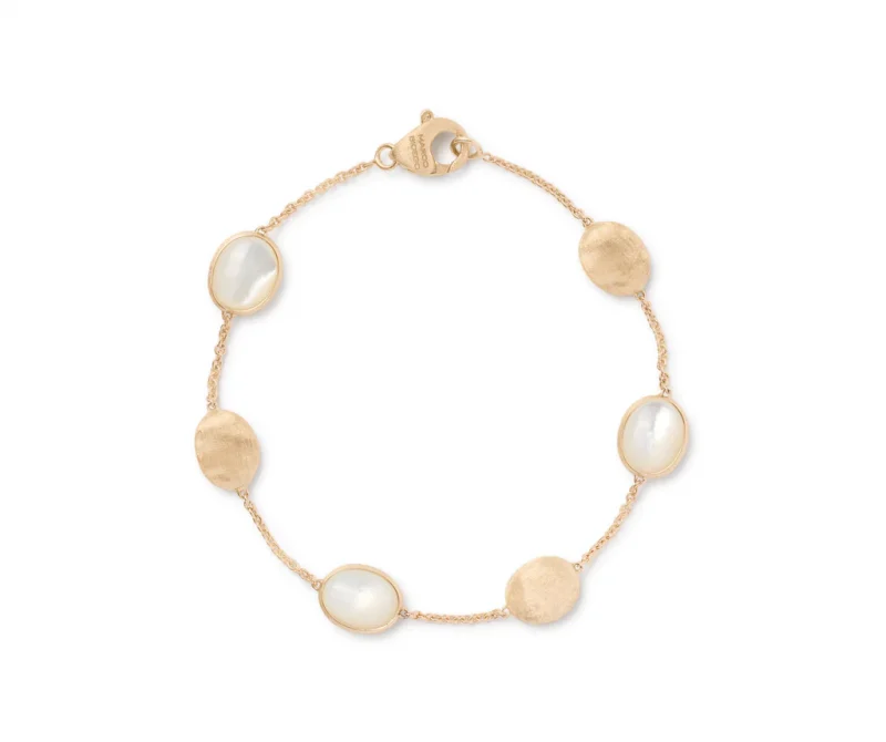 Marco Bicego Siviglia 18K Gold and Mother of Pearl Bracelet