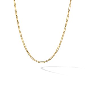 David Yurman Chain Link Necklace in 18K Yellow Gold, Size: 20 IN Chain Necklace Bailey's Fine Jewelry