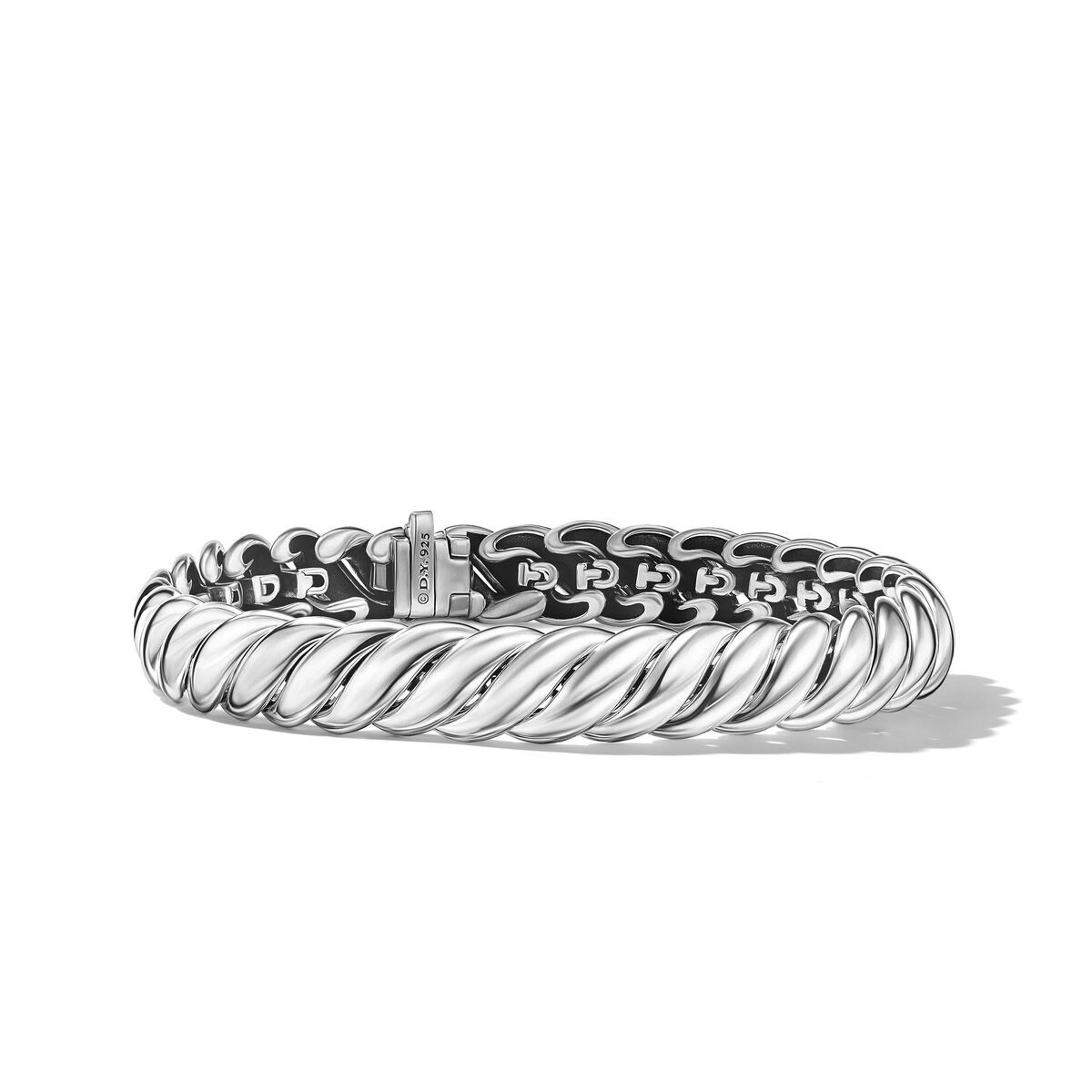 David Yurman Labyrinth Mini Loop Diamond Bracelet In Sterling Silver 0.27  Ctw | Chairish