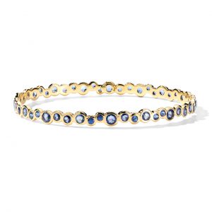 Ippolita Stardust Sapphire Starlet Superstar Bangle in 18K Gold Bangle & Cuff Bracelets Bailey's Fine Jewelry
