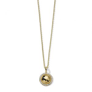 Ippolita Stardust Mini Goddess Necklace in 18K Gold with Diamonds Necklaces & Pendants Bailey's Fine Jewelry