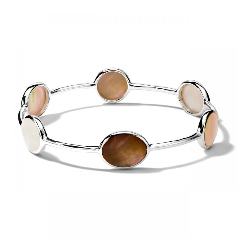 Ippolita Rock Candy Dahlia 6-Stone Bangle in Sterling Silver