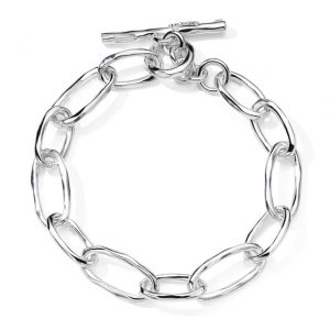 Ippolita Classico Faceted Oval Link Bracelet in Sterling Silver Bracelets Bailey's Fine Jewelry