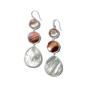 Ippolita Silver Rock Candy Dahlia Crazy 8’s Earrings Dangle/Drop Earrings Bailey's Fine Jewelry