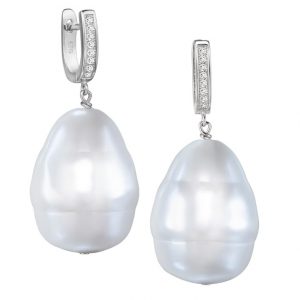 Janis Savitt Oprah’s Favorite Baroque Pearl Drop Earrings Dangle/Drop Earrings Bailey's Fine Jewelry
