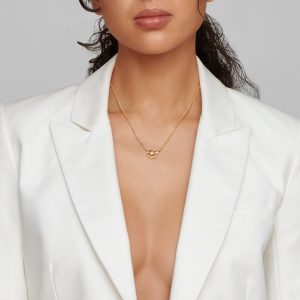 Ippolita Stardust Flora Necklace in 18K Gold with Diamonds