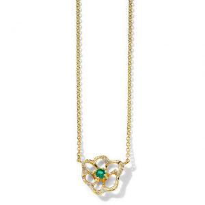 Ippolita Stardust Small Flora Necklace in 18K Gold with Diamonds Necklaces & Pendants Bailey's Fine Jewelry