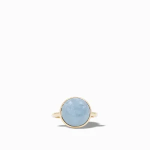 Laura Foote Rainbow Ring in Opaque Aquamarine Fashion Rings Bailey's Fine Jewelry