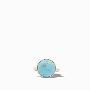 Laura Foote Rainbow Ring in Mohave Turquoise Fashion Rings Bailey's Fine Jewelry